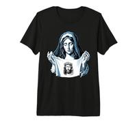 Velo de Santa Verónica Cara Santa Devoción Católica Santo Nombre Jesús Camiseta Premium
