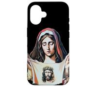 Velo de Santa Verónica Cara Santa Devoción Católica Santo Nombre Jesús Carcasa para iPhone 16