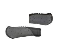 Velo Ergogel D2 - Puños ergonómicos para bicicleta, negro / gris, 135 mm + 92 mm