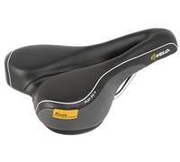 Velo Sattel Plush Deep Channel, Black, 262 x 165 mm, 250175 Sillín para Bicicleta, Unisex, Schwarz, 162 mm