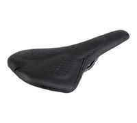 Velo Sattel Airthru Gel, Fahrradsattel, Rennsattel, Rennradsattel, Ergonomisches Design, O-Zone Base Cut, Crossbow Suspension, 273x140mm Sillín para Bicicleta, Unisex, Blanco-Negro, 273 x 141 mm