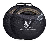 VeloChampion Funda Impermeable para Almacenamiento de Ruedas de Bicicleta | Montaña, Carretera, Gravel o BMX Infantil | 650b, 700c, 16”, 20”, 24”, 26”, 27.5”, 29” Estuche de Transporte y Viaje