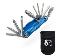 VeloChampion Multiherramienta para Bicicleta 14 en 1 con Funda de Neopreno