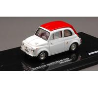VELOCIDAD 1/43 FIAT ABARTH 595 SS 1964 BLANCO/ROJO MODELO ESTÁTICO DIECAST