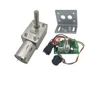 velocidad de la turbina JGY-370 150rpm turbina autoblocante M8 33mm de longitud eje de tornillo Motor Reversible DC Motor de tornillo sin fin 24v reductor engranado regulable por tornillo sin fin (Si