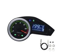 Velocidad Gear Display Para Brasil 250 Para RPS Para Hawk 250 Motocicleta Tacómetro Digital Universal 12000RPM Odómetro Tacómetro Panel De Instrumentos(Type S)
