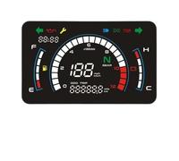 Velocidad Gear Display para EX5 Velocímetro Digital Motocicleta, Tablero De Instrumentos para, con Soporte Universal Ajustable(Type z)