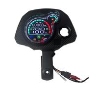 Velocidad Gear Display para Navi 110 para Medidor Digital Tacómetro Velocímetro Odómetro RPM(Meter and Cover)