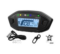 Velocidad Gear Display Velocímetro, Odómetro Y Tacómetro Con Sensor Digital, Indicador De Tablero Universal Para Motocicletas De 1, 2 Y 4 Cilindros, 10 000 RPM(Set A)
