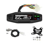 Velocidad Gear Display Velocímetro Universal para Motocicleta, Tablero Digital, Medidor De 12000 RPM, Tacómetro, Panel, Soporte Pantalla para Odómetro Motor(with W Bracket)