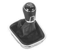 Velocidades Pomo Palanca Cambios Palanca Cambios 5 Velocidades/6 Velocidades Perilla Con Bota De Cuero Estilo Coche Para VW Para Polo Para 6C 2015 2016 2017 2018