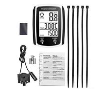 Velocímetro con cable para bicicleta, pantalla LCD, odómetro digital de velocidad, retroiluminación en inglés, impermeable, para bicicleta de carretera, bicicleta de montaña