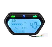 Velocímetro de 60 V, Odómetro, Tacómetro, Instrumento de Motocicleta, Indicador de Pantalla LCD Digital Universal para Motocicleta Eléctrica