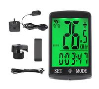 Velocímetro de bicicleta - ordenador de bicicleta, cuentakilómetros digital inalámbrico | Impermeable luminoso Ciclismo Computador para bicicletas de montaña Dirt Bikes ATV Scooter Motocicletas