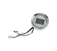 Velocímetro de motor con pantalla LCD de 48 V-72 V, pantalla de 6 pines, medidor digital para reparación de triciclos de scooter eléctrico, color plateado