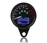 Velocímetro digital LCD universal para motocicleta Keenso, medidor de velocidad 160 KMH 12 V CC