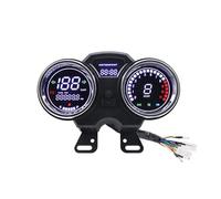 Velocímetro Digital, medidor de Velocidad, RPM, Engranaje, indicador de Combustible para Suzuki GN125, Panel Digital LCD Tablero de Instrumentos Odómetro medidor