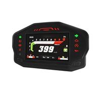 Velocímetro Digital Medidor digital para motocicleta de 2/4 cilindros, 12000 RPM, tacómetro, odómetro, nivel combustible, temperatura del agua, pantalla viaje