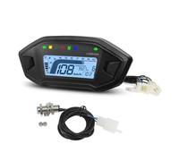Velocímetro Digital Medidor digital universal para motocicleta de 10000 RPM, tacómetro, odómetro, tablero instrumentos con pantalla 7 colores