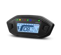 Velocímetro Digital Medidor digital universal para motocicleta, tacómetro, odómetro, nivel de combustible, temperatura del agua, para 2 y 4 cilindros