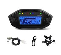 Velocímetro Digital Medidor digital universal para motocicleta, tacómetro, odómetro, nivel de combustible, temperatura del agua, para 2 y 4 cilindros