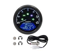 Velocímetro Digital Medidor universal para motocicleta, tacómetro y odómetro de 12000 rpm, 1 a 4 cilindros, digital, para tablero instrumentos