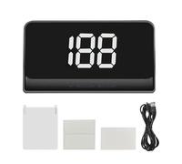 Velocímetro digital - Monitor de velocidad automático digital de 9,25x5,2 cm | Pantalla HUD parabrisas para automóviles, sedanes, SUV, camiones, autobuses, autobuses, caravanas, scooters, bicicletas