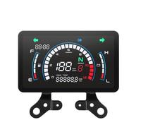 Velocímetro Digital Motocicleta Indicador Universal Para EX5 | Cluster Instrumentos Moto Tablero Motobike Con Soporte Tacómetro Voltaje Kilometraje(Speedometer)