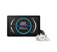 Velocímetro Digital, Odómetro, Medidor RPM, MPH, KMH, Nivel Combustible, Temperatura Agua, Voltaje Velocidad 12 V