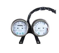 Velocímetro digital Odómetro y velocímetro mecánico universal para motocicleta de 12 V con doble cabezal y medidor de velocidad del motor. Motocicleta Velocímetro