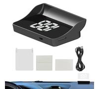 Velocímetro digital para coche | Proyector GPS HUD en el parabrisas - Proyector digital automotriz para congestión tráfico viajeros conducción urbana autopista viajes - navegación City Break Sedan