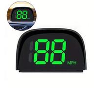 Velocímetro digital para coche, velocímetro GPS con pantalla LCD, conexión USB plug and play, pantalla frontal HUD universal para bicic
