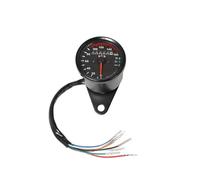 velocímetro Digital tacómetro Velocímetro Universal para Motocicleta, Odómetro De 12V, Medidor De Velocidad Dual para Motocicleta con Indicador LED, Velocímetro para Motocicleta