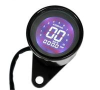 Velocímetro digital universal LCD de 12 V para motocicleta, tacómetro, medidor de combustible, indicadores