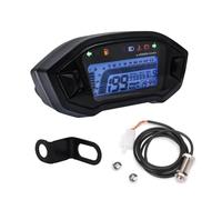 Velocímetro Digital Universal Motocicleta, 13000 Rpm, Retroiluminación Para Vehículos De Motor 2 A 4 Cilindros, Odómetro Con 7 Colores Ajustables