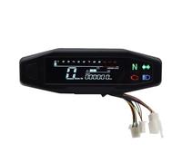 Velocímetro digital universal para motocicleta, medidor de aceite, tacómetro, panel instrumentos, luz señal giro