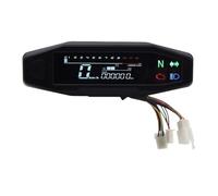 Velocímetro digital universal para motocicleta, medidor de aceite, tacómetro, panel instrumentos, luz señal giro