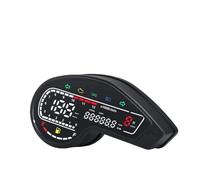 Velocímetro digital universal para motocicleta, tacómetro LED, panel de instrumentos carreras con luz señal giro