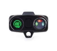 Velocímetro Digital Velocímetro digital universal para motocicleta AD, 7 colores retroiluminado, indicador combustible 12 V para brasileña para Titan para para CG 150