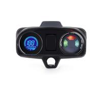 Velocímetro Digital Velocímetro digital universal parae 12 V, con retroiluminación de 7 colores y indicador combustible, para motocicleta brasileña para Titan 150 Fan