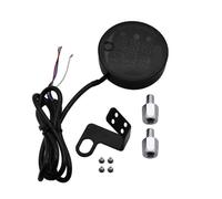 Velocímetro Digital Voltímetro digital, termómetro temperatura y tiempo pantalla tres en uno para CC 9 a 24 V, tabla de códigos visión, herramienta medición voltaje