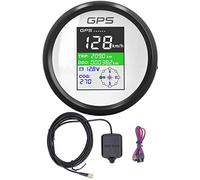 Velocímetro GPS de 85mm nudo Mph Km/H multifunción DC9 32V pantalla TFT IP67 odómetro impermeable para coche camión motocicleta