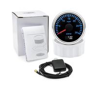 Velocímetro GPS Digital for embarcaciones Marinas de 52 mm, medidor odómetro, 30 mph, 60, 0-80, 0-120, 0-200, for Coche y Motocicleta(30MPH BS)