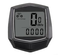 Velocímetro inalámbrico para bicicleta con retroiluminación impermeable, pantalla LCD, computadora de ciclismo para kilometraje de velocidad y seguimiento del tiempo de conducción