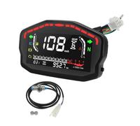 Velocímetro LCD Universal para Motocicleta, Odómetro con Retroiluminación Digital para 2,4 Cilindros para 2022 Tacómetro