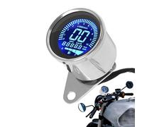 Velocímetro para motocicleta, indicador de velocidad LCD impermeable con | Caucho DC 12 V Mile Meter, 10000 rpm, Plug and Playtheut Cualquier interrupción en cualquier condición meta