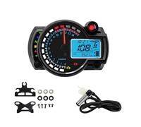 Velocímetro Para Motocicleta, Odómetro Digital LCD Para Moto, Tacómetro, Medidor De Combustible, Máx. 299 KM/H, Medidor De Velocidad Velocímetro(Color-21)