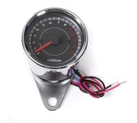 Velocímetro Plateado Para Motocicleta 12V Y 60 Mm | Tacómetro Odómetro Contador Revoluciones 0-13000 RPM
