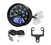 Velocímetro Tacómetro Instrumento Universal para Motocicletas, Velocímetro, Odómetro, Tacómetro, 12000 RPM, 1-4 Cilindros, Medidor Digital para Motocicletas.