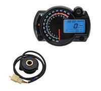 Velocímetro Tacómetro Odómetro Digital RX2N, Voltímetro, Velocímetro, Instrumento Universal para Motocicleta, Medidor De Velocidad De 299 Km/h, Conjunto De Sensor